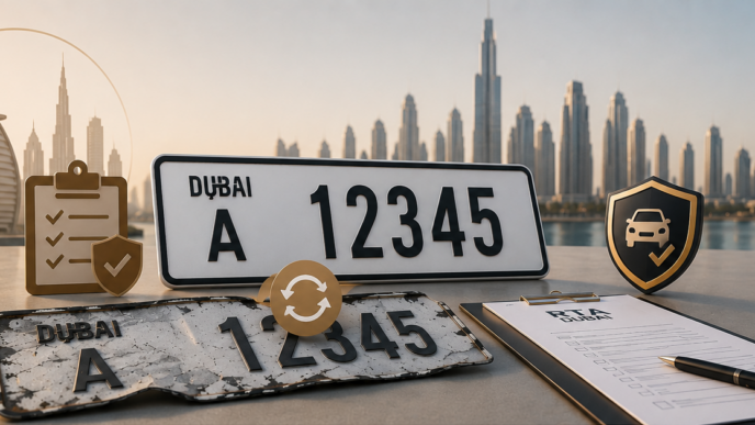 Lost or Damaged Plate Replacement in Dubai