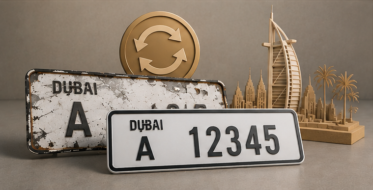 Lost or Damaged Plate Replacement in Dubai