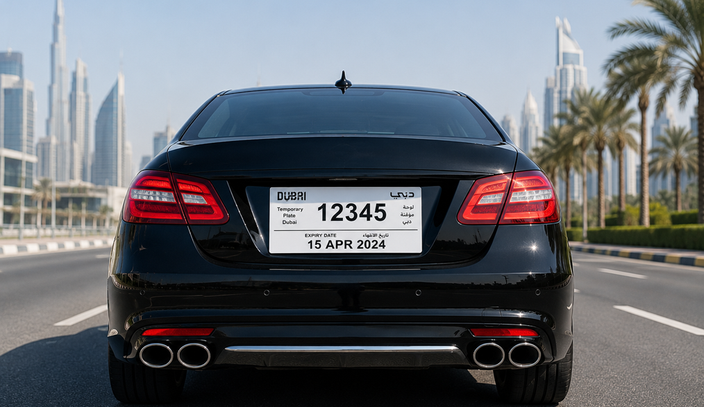 Temporary Number Plate Dubai
