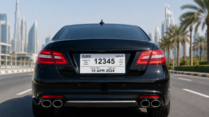 Temporary Number Plate Dubai